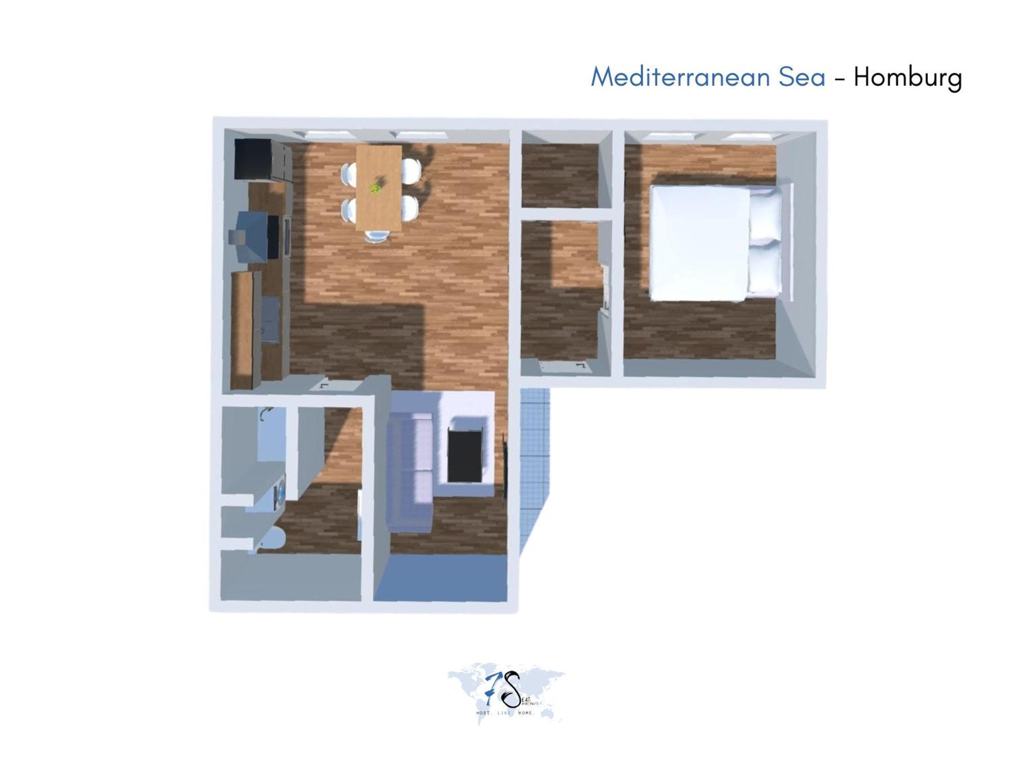 7Seas Boutique Aparthotel Homburg - Stilvoll, Digital & Ideal Fuer Familie & Business Oda fotoğraf